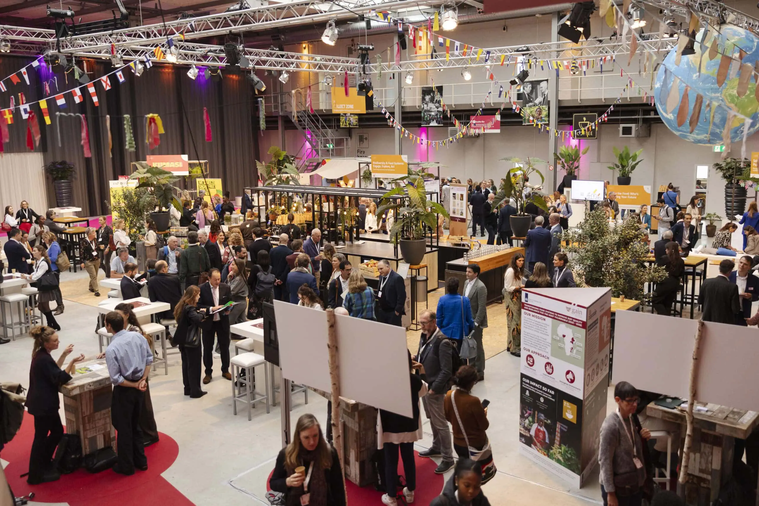 Duurzame evenementen voorbeeld - World Food Day Feed the Future event georganiseerd door IINII